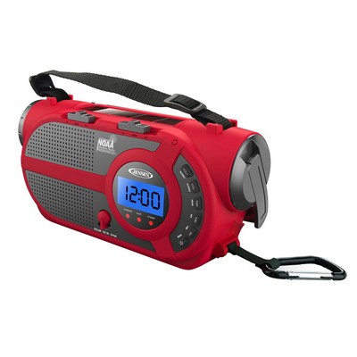 Jensen Audio Am/Fm Weather Band/Weather Alert Radio w/4-Way Power And Built In Flashlight