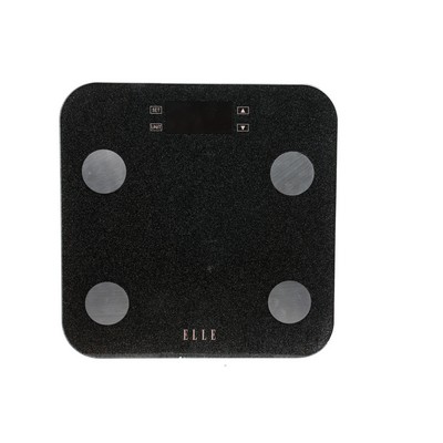 Health, Beauty & Fitness Elle Digital Bathroom Scale - Glitter Black