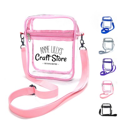 Clear PVC Shoulder Crossbody Bag