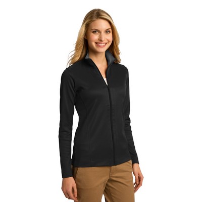 Port Authority® Women's Vertical Texture Full-Zip Jacket
