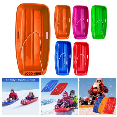 Flexible Kids Snow Sprinter Sled with Pull Rope