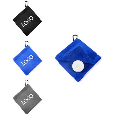Portable Golf Ball Cleaning Towel