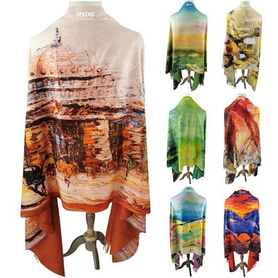 Imitation Cashmere Scarves (74.79" X 26.76")