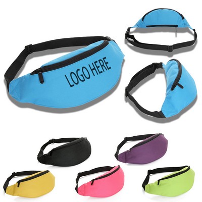 Stylish Polyester Sports Chest Bag & Crossbody Bag