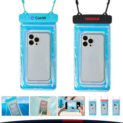 Iridescent Airbag Waterproof Phone Pouch