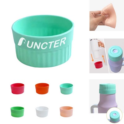 Short Vibrant Silicone Cup Base Protector 3.1" Diameter