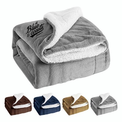 Double-Sided Thick Sherpa Blanket