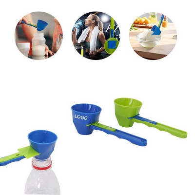 Mess Free Measuring Funnel Sliding Spoon