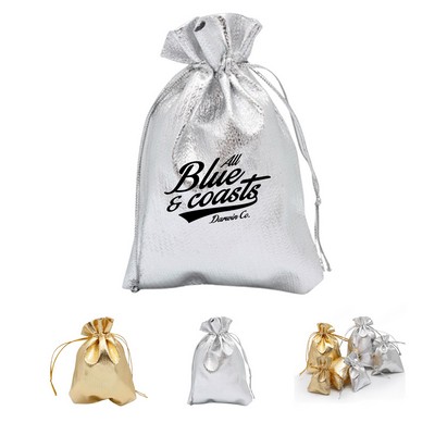 Shiny Drawstring Gift Bag