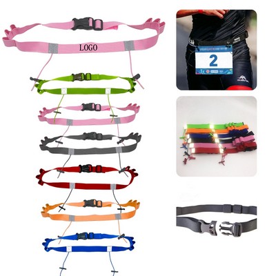 Running Bib Number Holder Strap