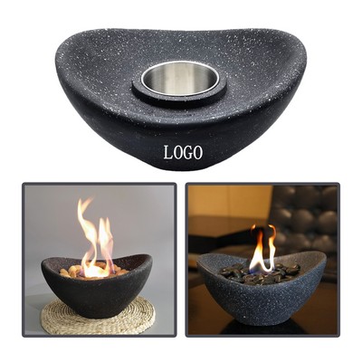 Concrete Fire Tabletop Pit