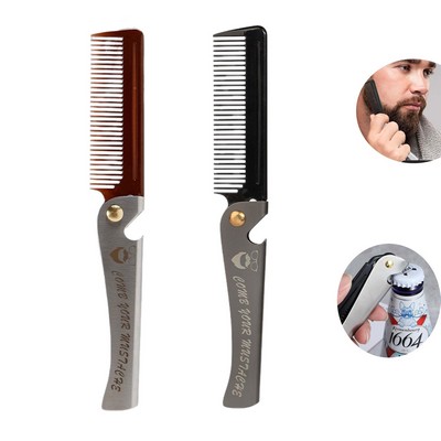 Stainless Steel Folding Comb Bottle Opener
