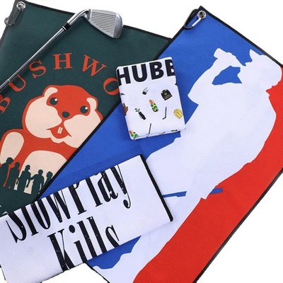 Customized Golf Waffle Microfiber Towels