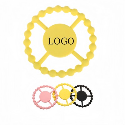 Food Grade Steering Wheel Shaped Teether