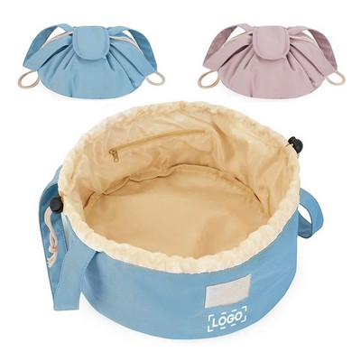 Large Drawstring Makeup Bag