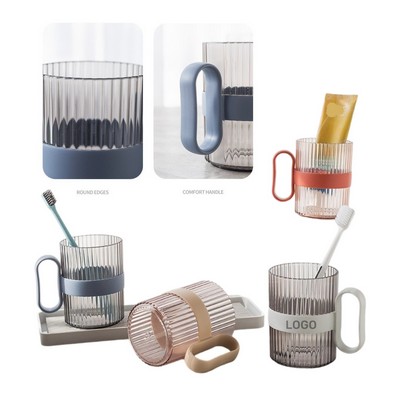 Transparent Mouthwash Cup With Handle