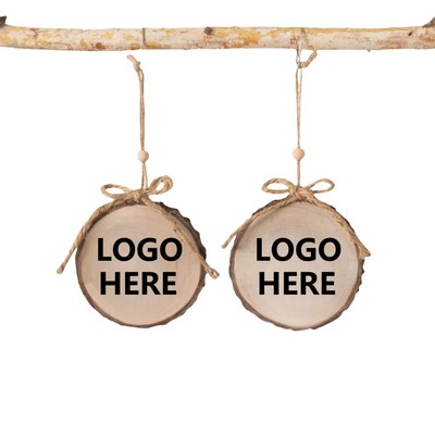 Wooden Annual Ring Pendant