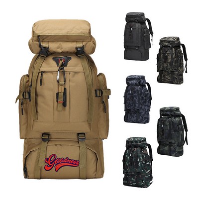 70L Hiking Backpack w/ USB Charging Port