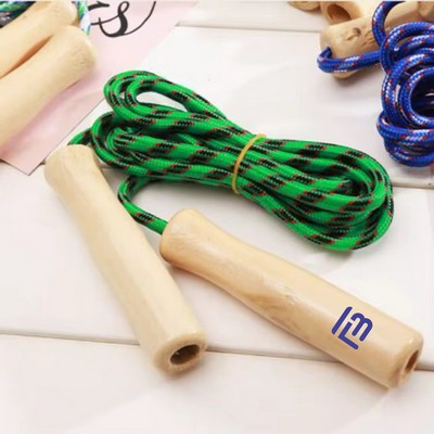 Wooden Handle Jumping Rope