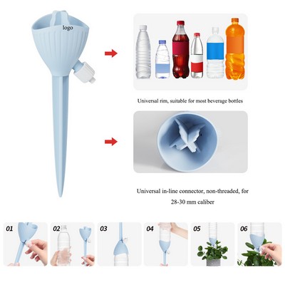 Automatic Drip Irrigation Stakes with Adjustable Valve