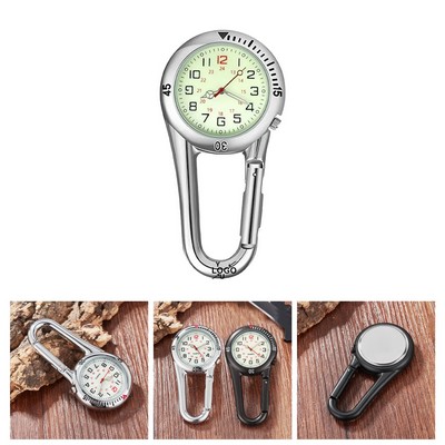 Quartz Glow Clip Watch