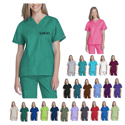 Classic V Neck Work Top for Women