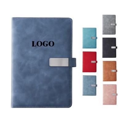 B5 Patch Thesis Hardcover Journal With Magnetic Closure