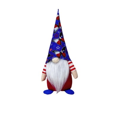 Independence Day Butterfly Printed Faceless Gnome Doll