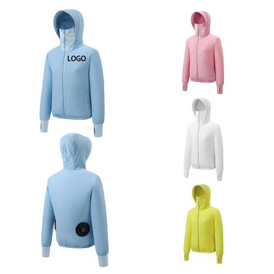 Temperature-Regulating Ventilated Jacket with Built-in Fans