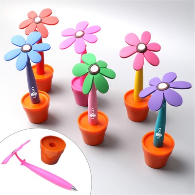Sunflower Potted Pen
