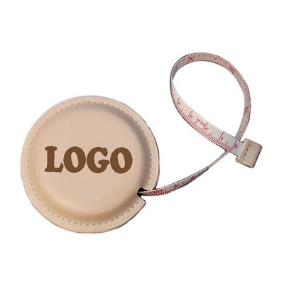 Mini Telescopic Soft Ruler PU Leather Tape Measure