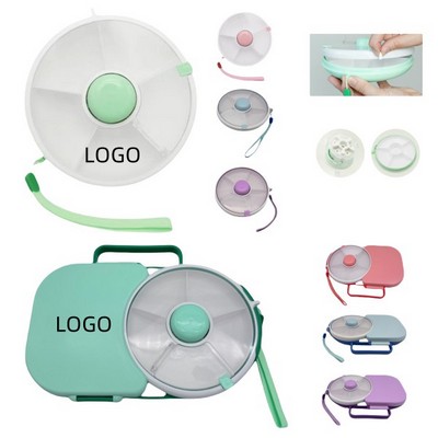 360° Rotating Snack Storage Container