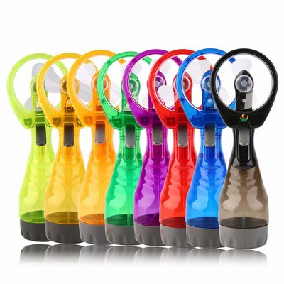 Water Mist Spray Bottle Fan