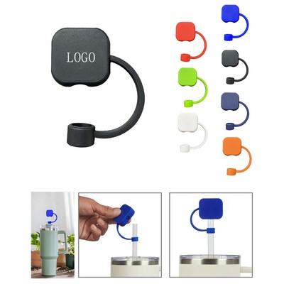 Square Silicone Straw Cover