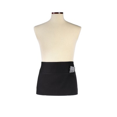 Black Three-Section Pocket Waist Apron