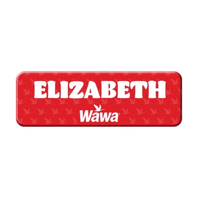 3" x 1" Rectangle Name Badge