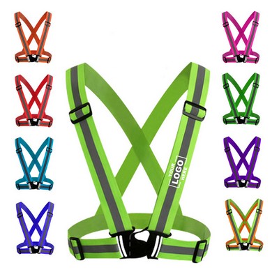 Safety Reflective Belt Vest (Ocean)