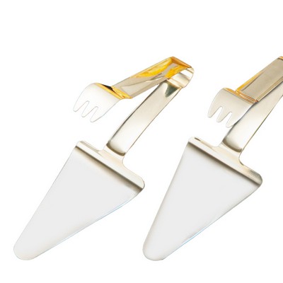 Pizza Server Tongs Duo