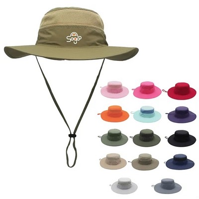Fisherman Wide Brim Bucket Hat ( Full Color )