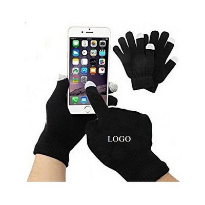 Warm Acrylic Touch Screen Gloves for Winter