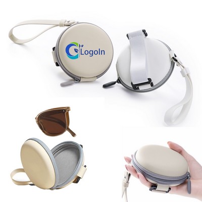 Hard Shell Folding Eyeglasses Case
