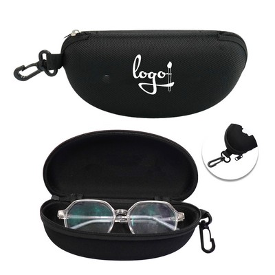 Eva Zipper Glasses Case With Hanging Buckle