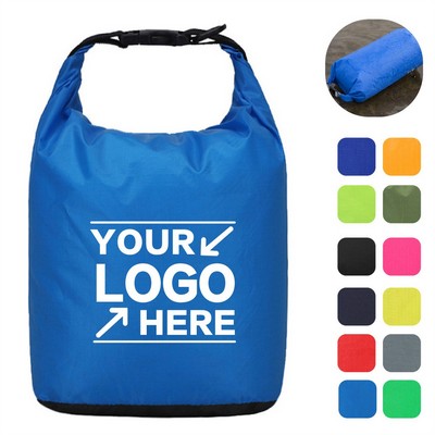 Waterproof Transparent Lightweight Dry Bag With Roll-Top Closure For Outdoor