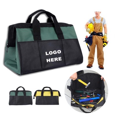 Portable Tool Organizer Heavy-Duty Work Bag Electrician Tool Storage Tote Bag