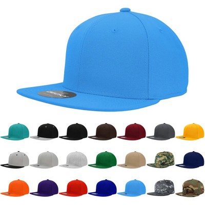 Decky Retro Fitted Cap w Flat Bill Hat (7 3/8''-7 3/4'')