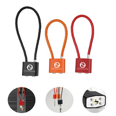 Keyed Different Steel Cable Lock