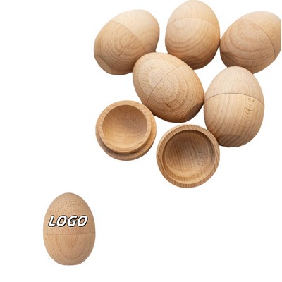 Economic Carved Wooden Hollow Easter Egg Shells