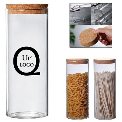 Glass Jar W/ Cork Stopper
