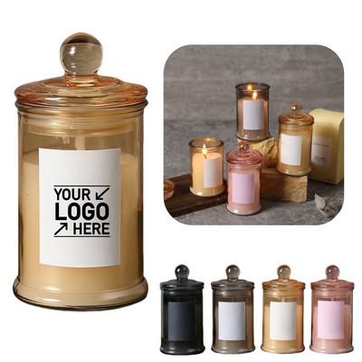 Vintage Glass Scented Candle