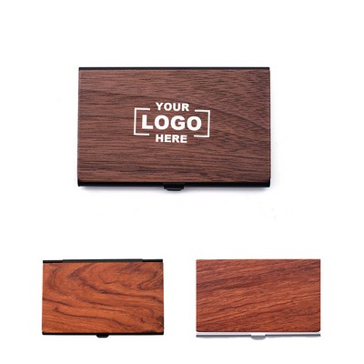 Wooden Business Card Holder